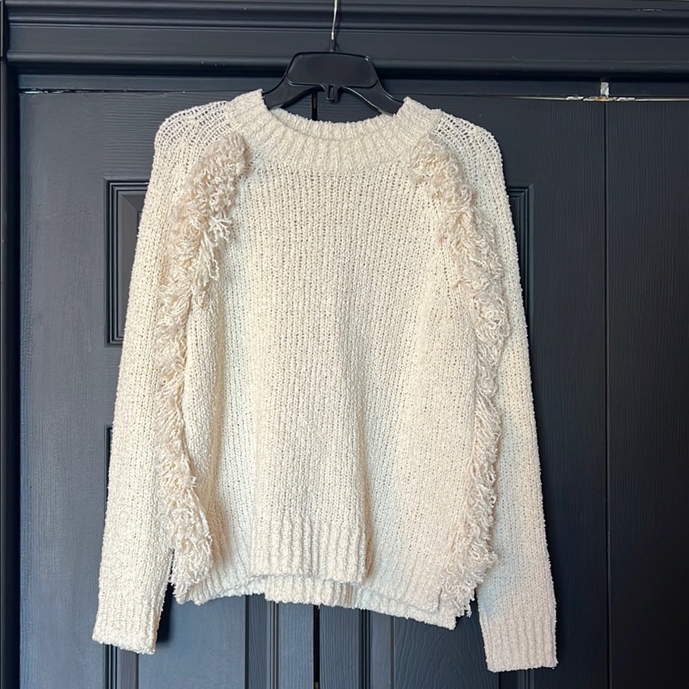Madewell cream sweater.